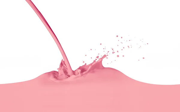 Splashing milk — Stock Photo, Image