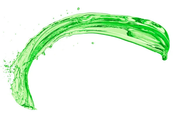 Green liquid splash — Stock Photo, Image