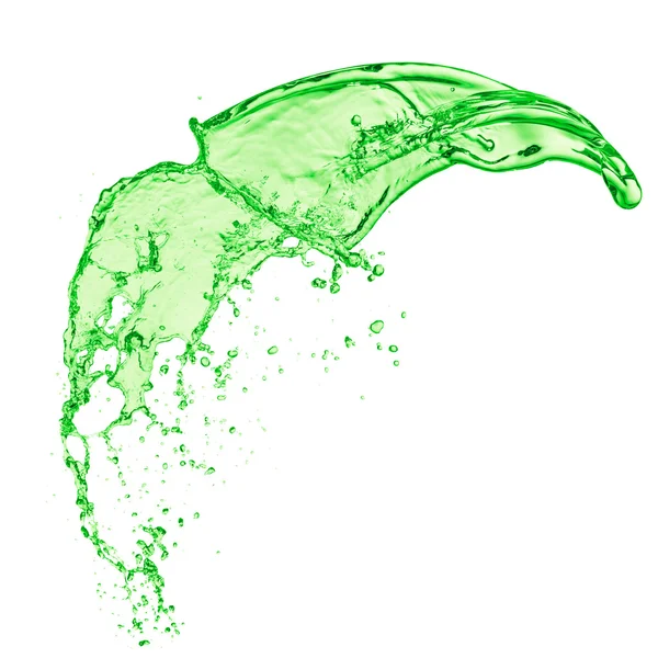 녹색 액체 스플래시 — 스톡 사진