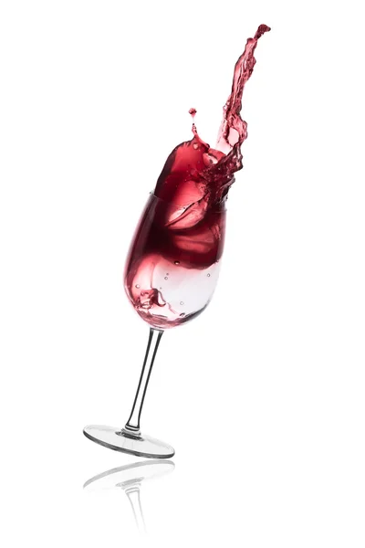 Red wine splash — Stock Photo, Image