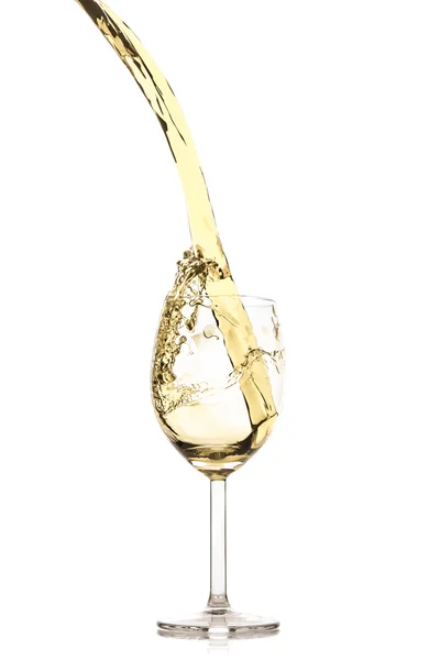 White wine splash — Stock Photo, Image