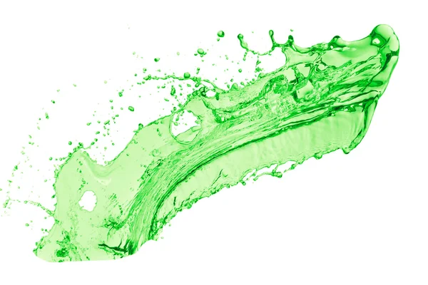 Green liquid splash — Stock Photo, Image