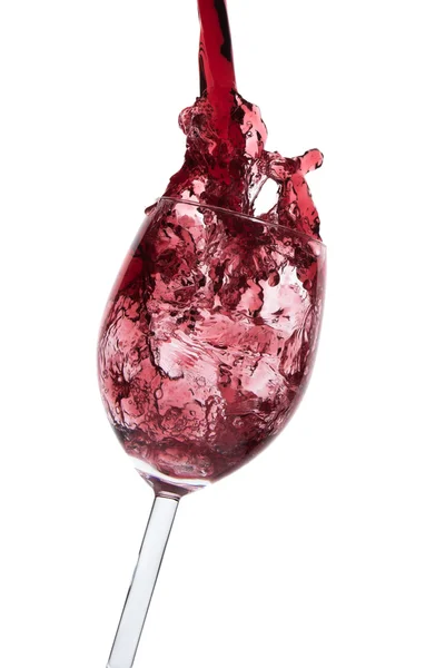 Despejar vinho tinto — Fotografia de Stock