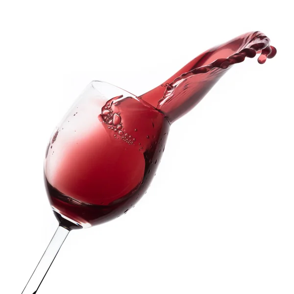 Red wine splash — Stock Photo, Image