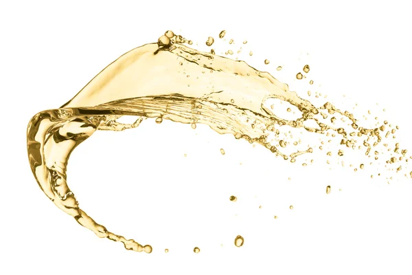 Splash van witte wijn — Stockfoto