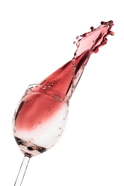 Red wine splash — Stock Photo, Image