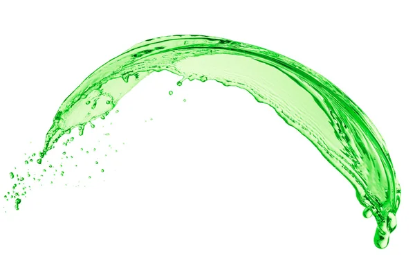 Green liquid splash — Stock Photo, Image