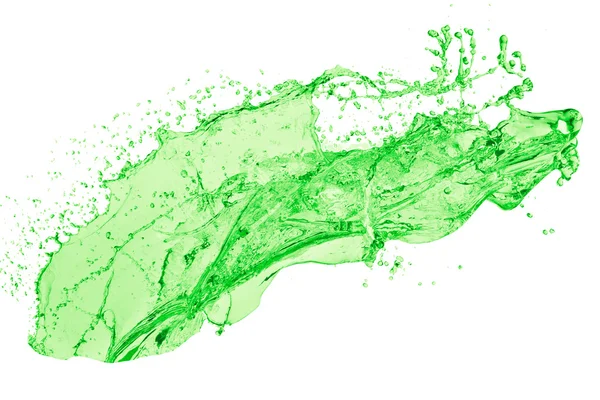 Зелений рідких сплеск — стокове фото