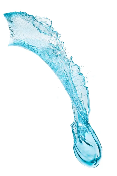 Turkoois water splash — Stockfoto