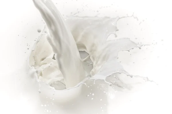 Milk splash — Stock Photo, Image