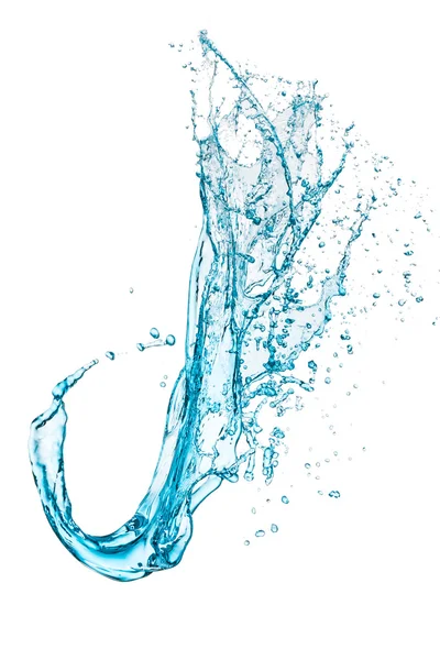 Türkisfarbenes Wasserplätschern — Stockfoto