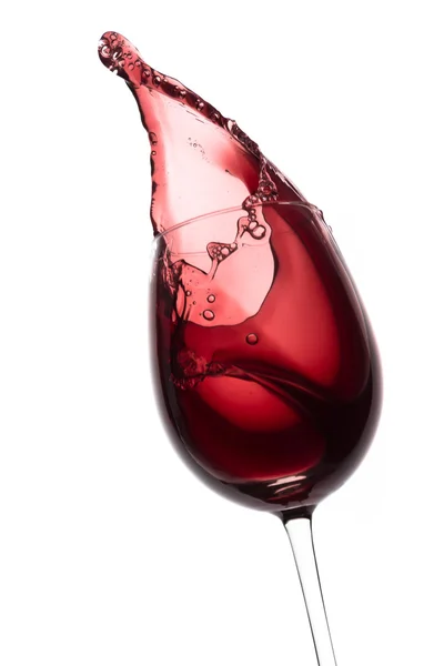 Red wine splash — Stock Photo, Image