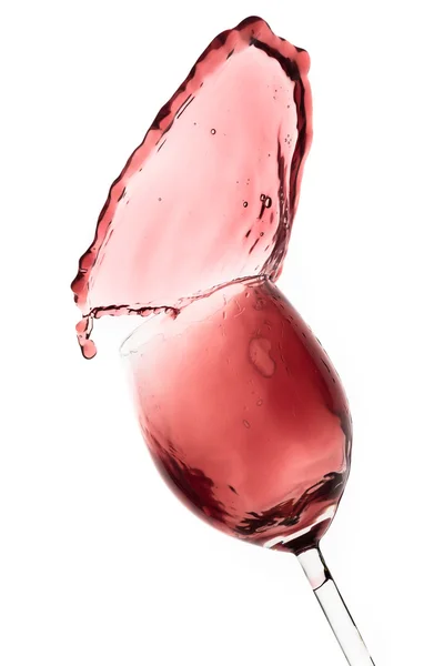 Spruzzi di vino rosso — Foto Stock