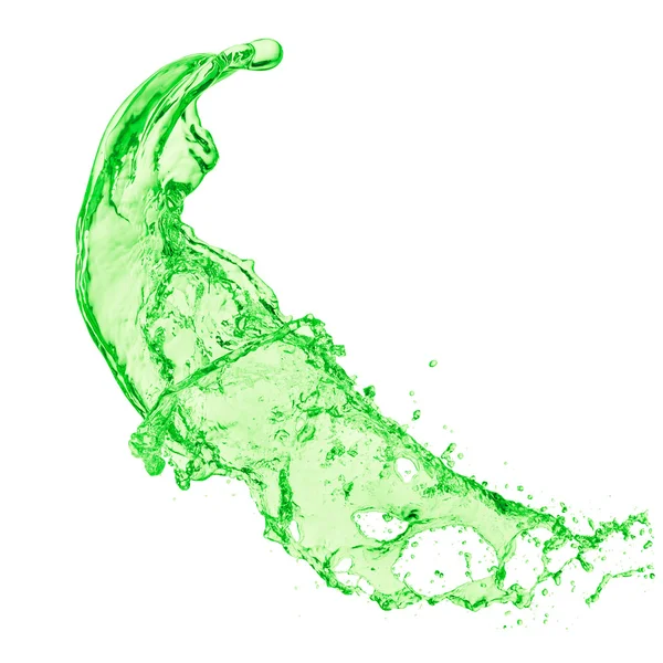 Green liquid splash — Stock Photo, Image