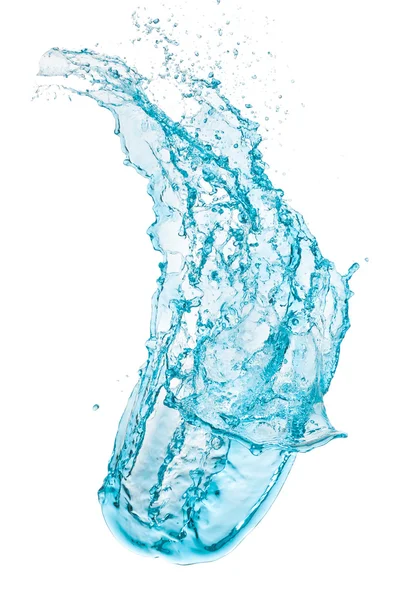 Turkoois water splash — Stockfoto