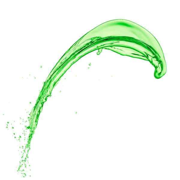 Green liquid splash — Stock Photo, Image