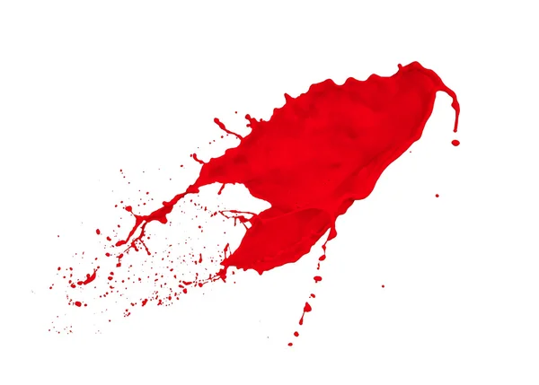 Red paint splash — Stock Photo, Image