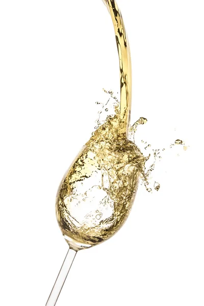 White wine splash — Stock Photo, Image