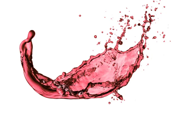 Červené víno splash — Stock fotografie