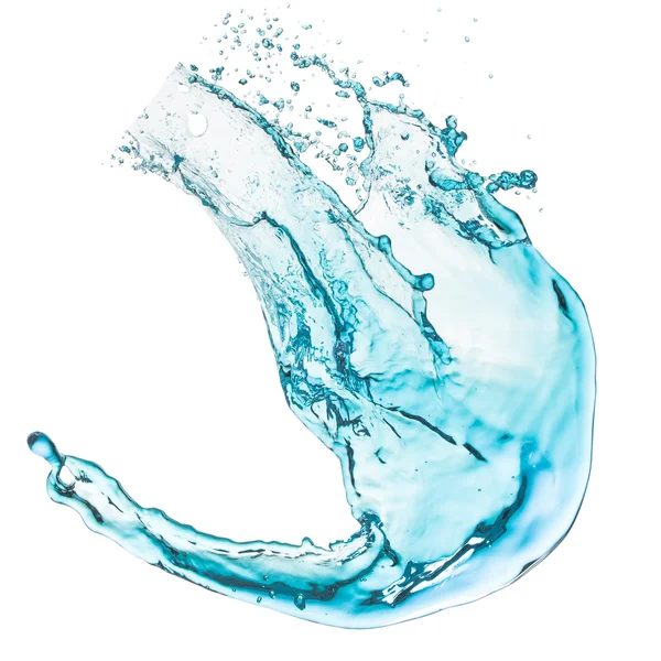 Plusk wody turkus — Zdjęcie stockowe