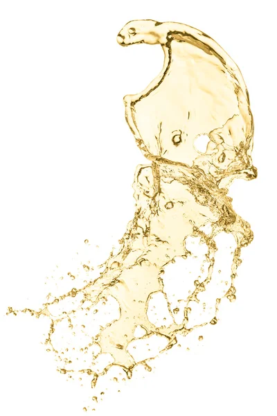 Salpico de vinho branco — Fotografia de Stock