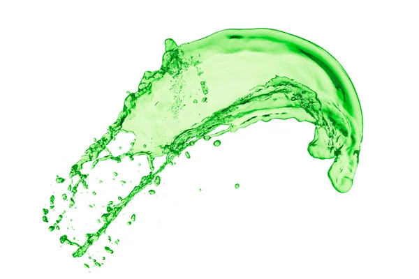 Green liquid splash — Stock Photo, Image