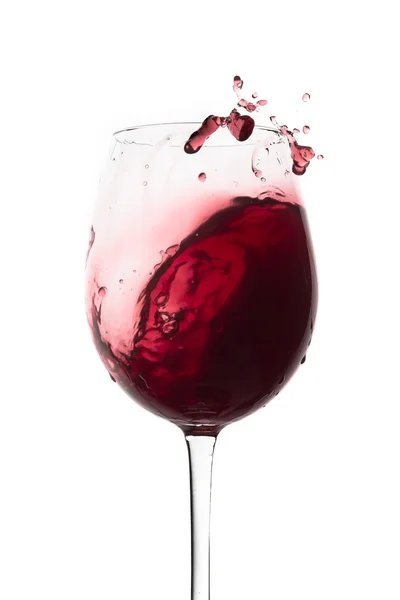 Salpicadura de vino tinto — Foto de Stock