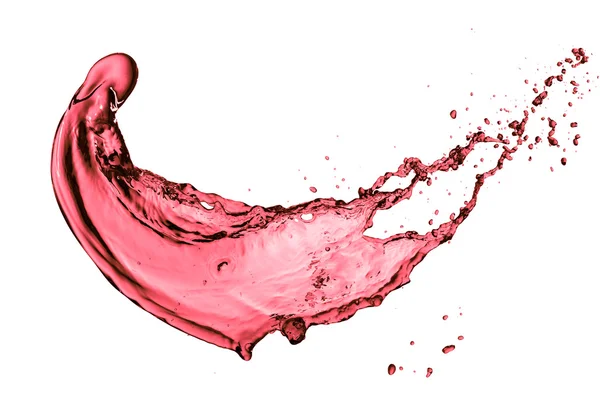 Red wine splash — Stock Photo, Image