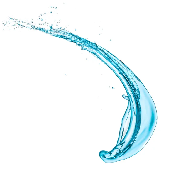 Turquoise water splash — Stock Photo, Image