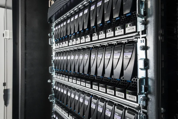 Ett datacenter — Stockfoto