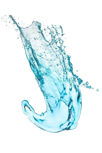 Turkoois water splash — Stockfoto