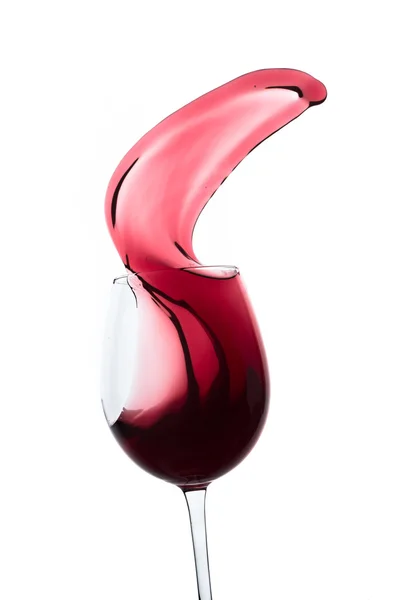 Red wine splash — Stock Photo, Image