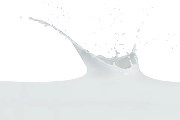 Um respingo de leite — Fotografia de Stock