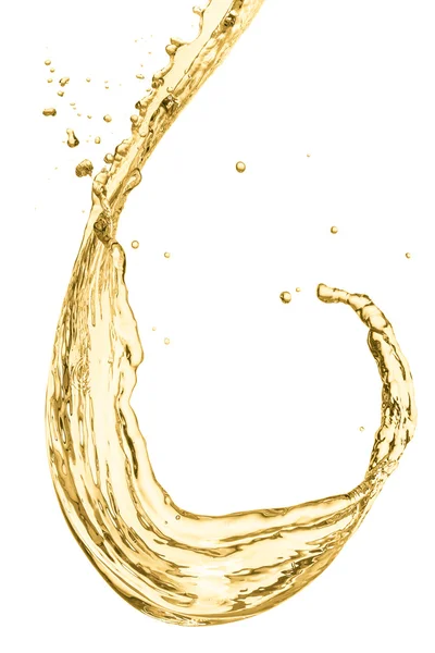 飞溅的白葡萄酒 — 图库照片