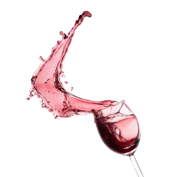 Red wine splash — Stock Photo, Image