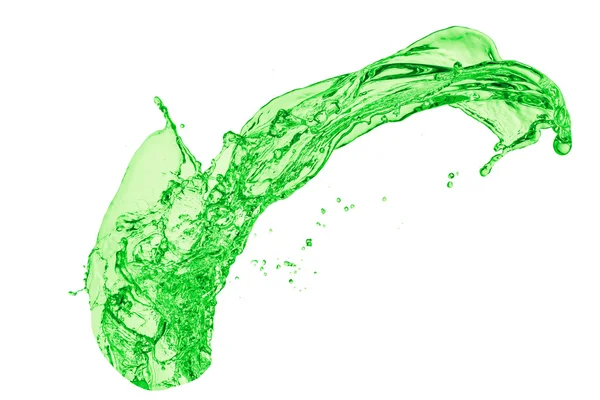 Green liquid splash — Stock Photo, Image