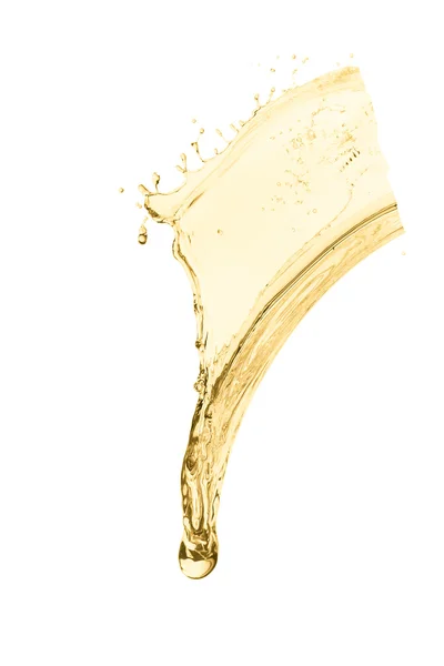 Splash of white wine — Stock Photo, Image