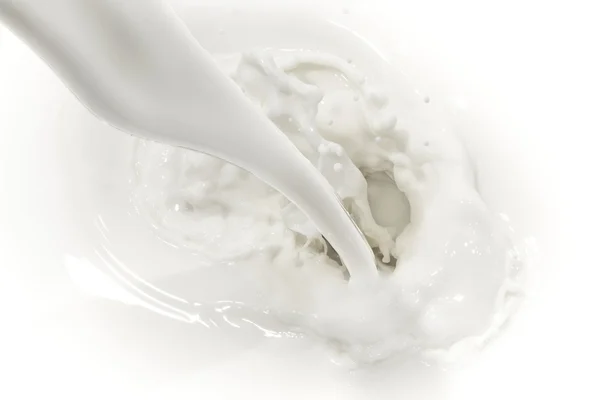 A milk splash — Stock Photo, Image