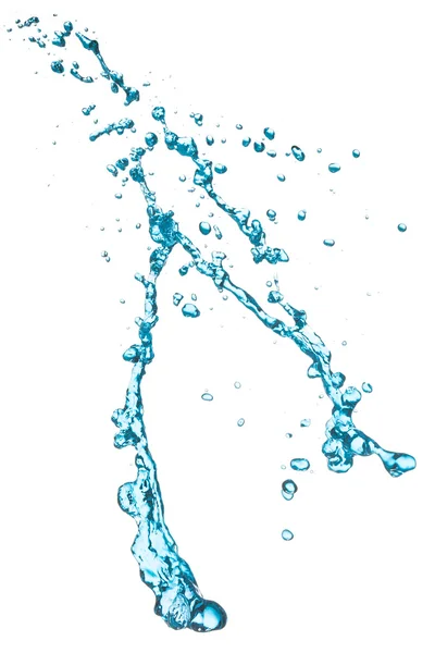 Turkoois water splash — Stockfoto