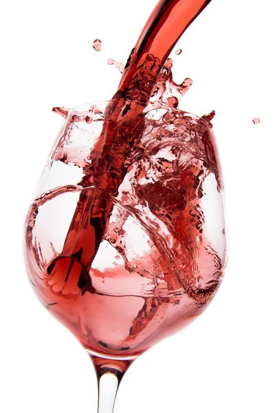Verter vino tinto —  Fotos de Stock