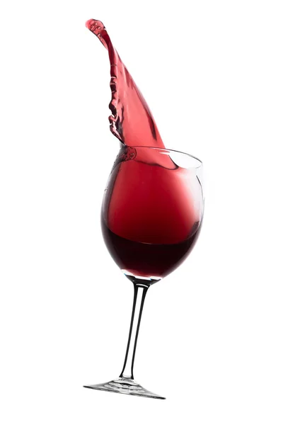 Red wine splash — Stock Photo, Image