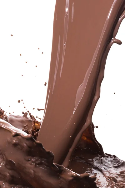 Hete chocolade splash — Stockfoto