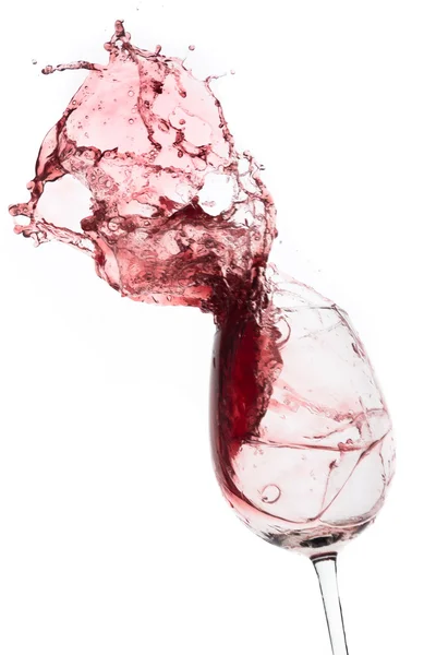 Red wine splash — Stock Photo, Image