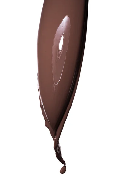 Geschmolzene dunkle Schokolade — Stockfoto