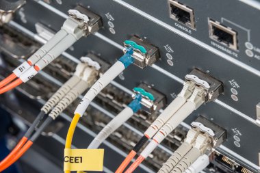 fiber network server clipart