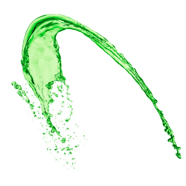 Green liquid splash — Stock Photo, Image