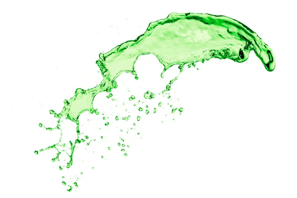 Green liquid splash — Stock Photo, Image