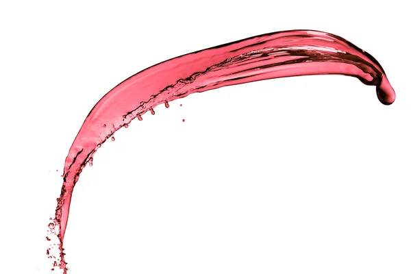 Всплеск красного вина — стоковое фото