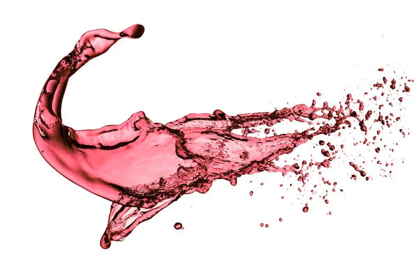 Czerwone wino splash — Zdjęcie stockowe