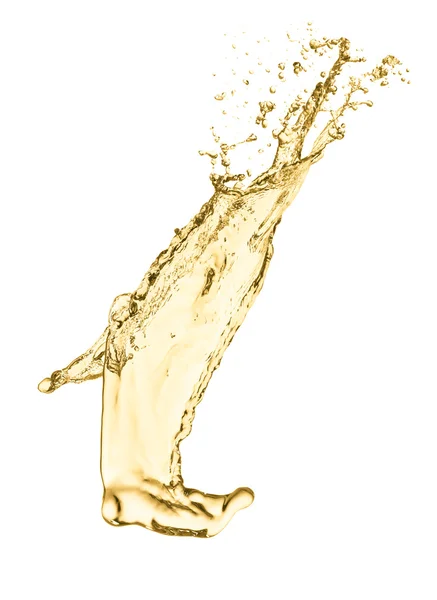 Splash of white wine — Stock Photo, Image